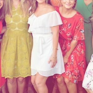 Ali & Jay white dress